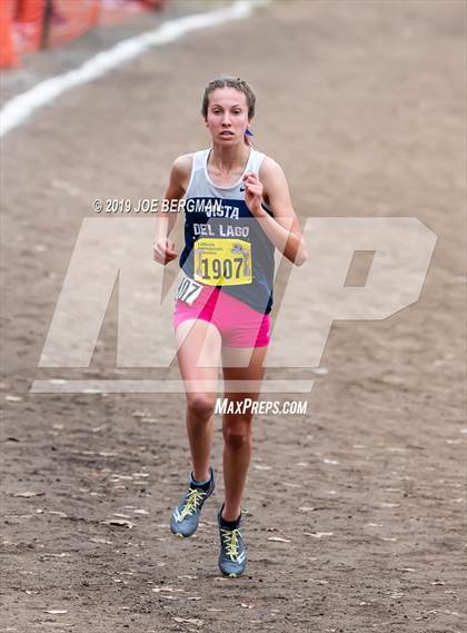 Thumbnail 3 in CIF State Cross Country Championships (Girls D2 Race) photogallery.