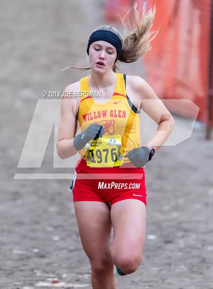 Thumbnail 2 in CIF State Cross Country Championships (Girls D2 Race) photogallery.