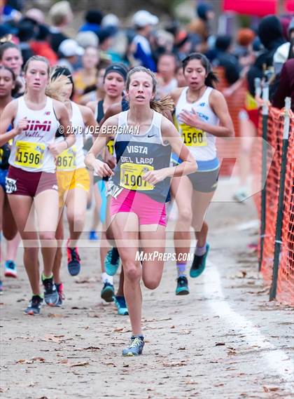 Thumbnail 2 in CIF State Cross Country Championships (Girls D2 Race) photogallery.