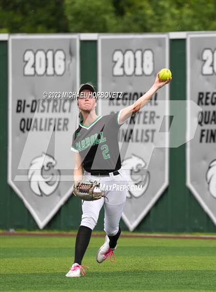 Thumbnail 3 in Southlake Carroll vs. Guyer (UIL 6A Regional Semifinal) photogallery.