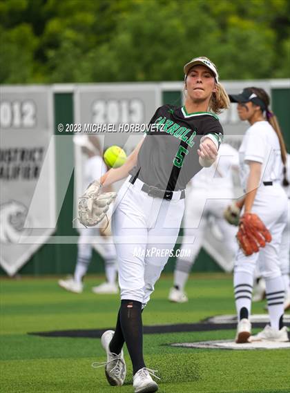 Thumbnail 2 in Southlake Carroll vs. Guyer (UIL 6A Regional Semifinal) photogallery.