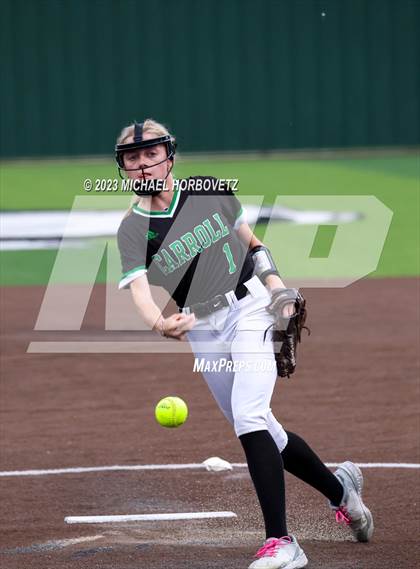 Thumbnail 2 in Southlake Carroll vs. Guyer (UIL 6A Regional Semifinal) photogallery.