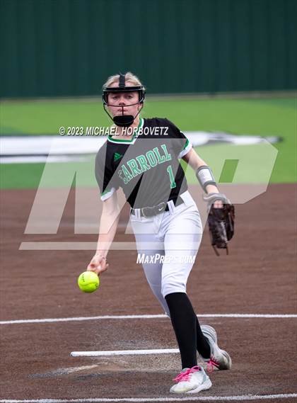 Thumbnail 2 in Southlake Carroll vs. Guyer (UIL 6A Regional Semifinal) photogallery.