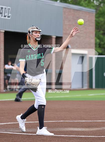 Thumbnail 3 in Southlake Carroll vs. Guyer (UIL 6A Regional Semifinal) photogallery.