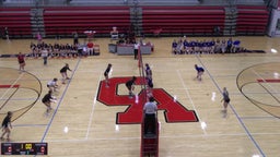 Piedmont volleyball highlights Carl Albert High School 