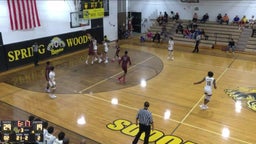 Cy-Fair basketball highlights Spring Woods High School
