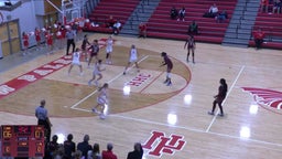 New Palestine girls basketball highlights Lawrence Central High School