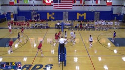 Kellenberg Memorial volleyball highlights St. John the Baptist High School