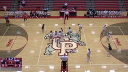 Crown Point volleyball highlights Cathedral High School