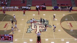Crown Point volleyball highlights Brownsburg High School