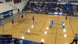 Hallsville girls basketball highlights Boonville High School