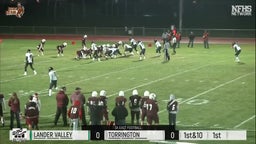 Torrington football highlights Lander Valley High School