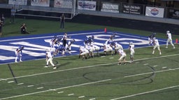 Backfield hit to stop another TD!