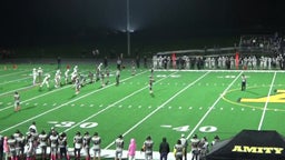 Xavier football highlights Amity Regional High School