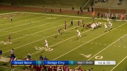 Dodge City football highlights Hays High School