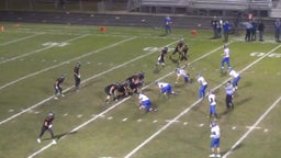 NorthWood football highlights East Noble High School