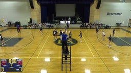 Lucas Christian Academy volleyball highlights Trinity School 