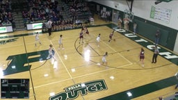 Pella Christian girls basketball highlights Pella High School