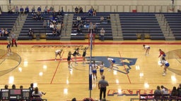 Prairiland volleyball highlights Gunter High School
