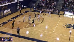 Keller basketball highlights V.R. Eaton