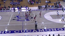 Rancho Cucamonga girls basketball highlights Santa Paula High School