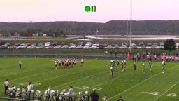 North Linn football highlights Clayton-Ridge High School