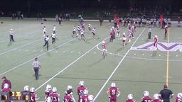 Portsmouth Abbey football highlights Worcester Academy Prep School