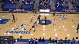 Elbert County basketball highlights Fannin County High School