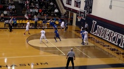 William Allen basketball highlights Liberty High School
