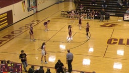 Clinton girls basketball highlights LeRoy High School