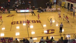 Clinton girls basketball highlights Decatur Lutheran High School