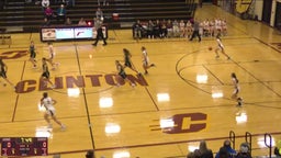 Clinton girls basketball highlights Meridian High School