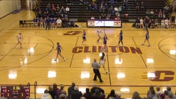 Clinton girls basketball highlights Tri-Valley High School