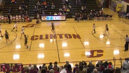Clinton girls basketball highlights Paris High School