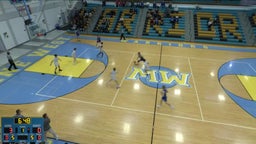 Wheeling basketball highlights Maine West High School