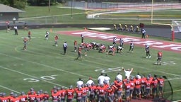 Holy Cross football highlights Goshen High School