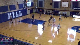 Hill School girls basketball highlights Blair Academy