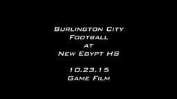 New Egypt football highlights vs. Burlington City