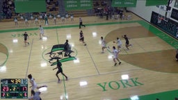 Glenbard North basketball highlights York High School