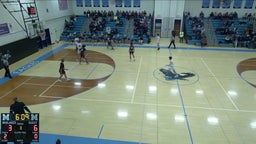 Newark basketball highlights Midlakes High School