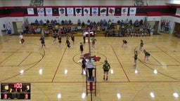 Alma Center Lincoln volleyball highlights Melrose-Mindoro High School