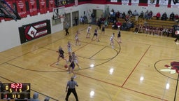 Alma Center Lincoln girls basketball highlights Augusta High School