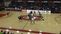 Eden Valley-Watkins basketball highlights vs. Melrose High School