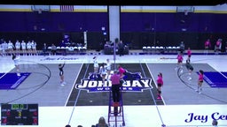 John Jay volleyball highlights Brewer High School