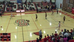 Conway Springs basketball highlights Belle Plaine High School
