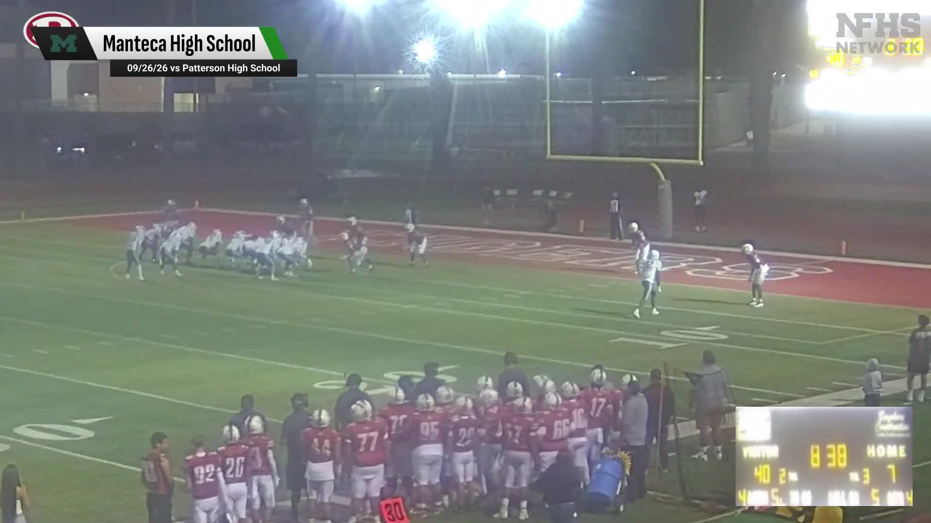 Football Recap: Central Catholic Skates Past Manteca with Ease