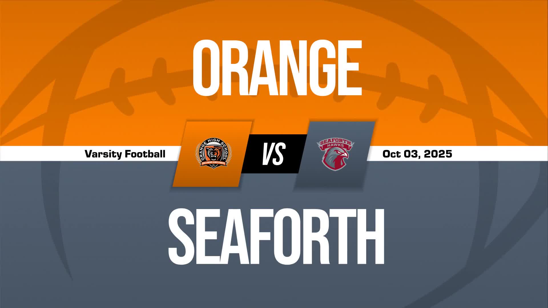 Football Recap: Orange Comes Up Short