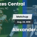Football Game Recap: Alexander Central vs. Wilkes Central