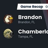 Football Game Recap: Chamberlain Storm vs. Brandon Eagles