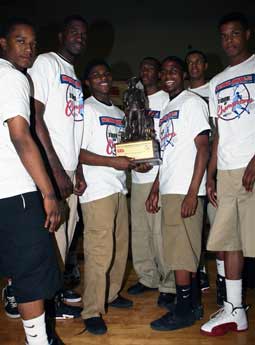 Douglass celebrates its 2010 championship.